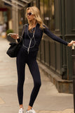 ULTIMATE SCULPTING ZIP UP JACKET - NAVY
