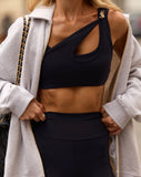 ASYMETRIC NAVY BRA