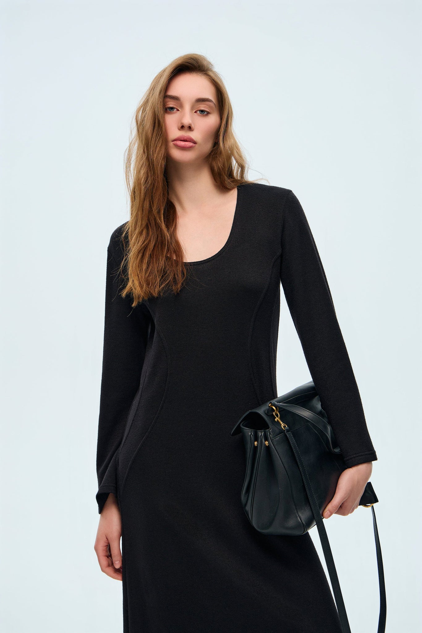 Максі сукня з рукавом