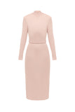 EMILY KNIT BEIGE DRESS