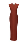 CLEMENCE TERRACOTTA DRESS