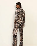 HAVANA SHIRT - ZEBRA PRINT