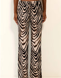 HAVANA PANTS - ZEBRA PRINT