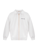 LE CLUB COLLAR ZIP HOODIE - WARM WHITE