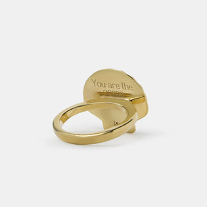 Каблучка Shell gold