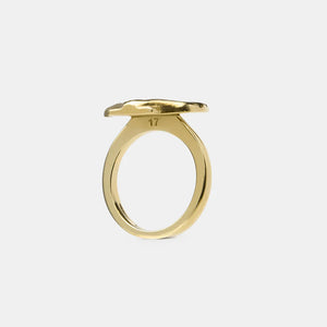 Каблучка Shell gold