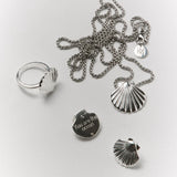 Сережки Shell silver