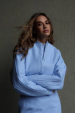BOUCLE WOOL BLUE SET