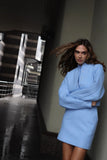 BOUCLE WOOL BLUE SET