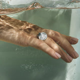 Каблучка Shell silver