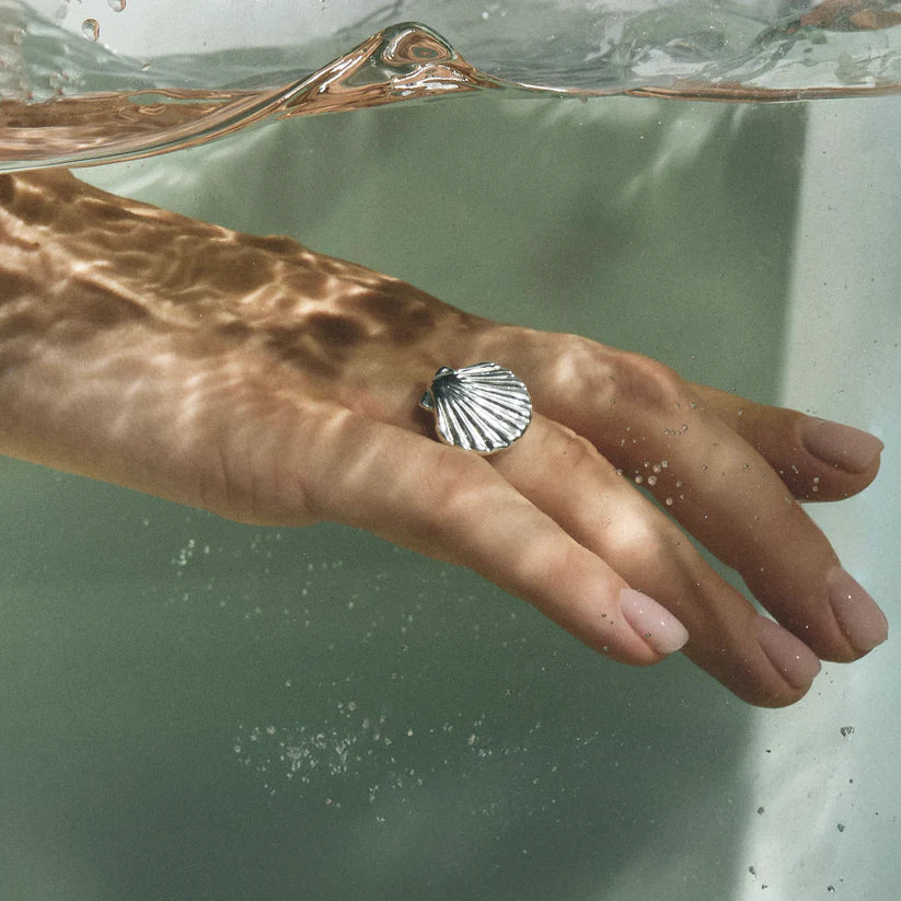 Каблучка Shell silver