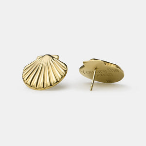 Сережки Shell gold