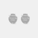 Сережки Shell silver