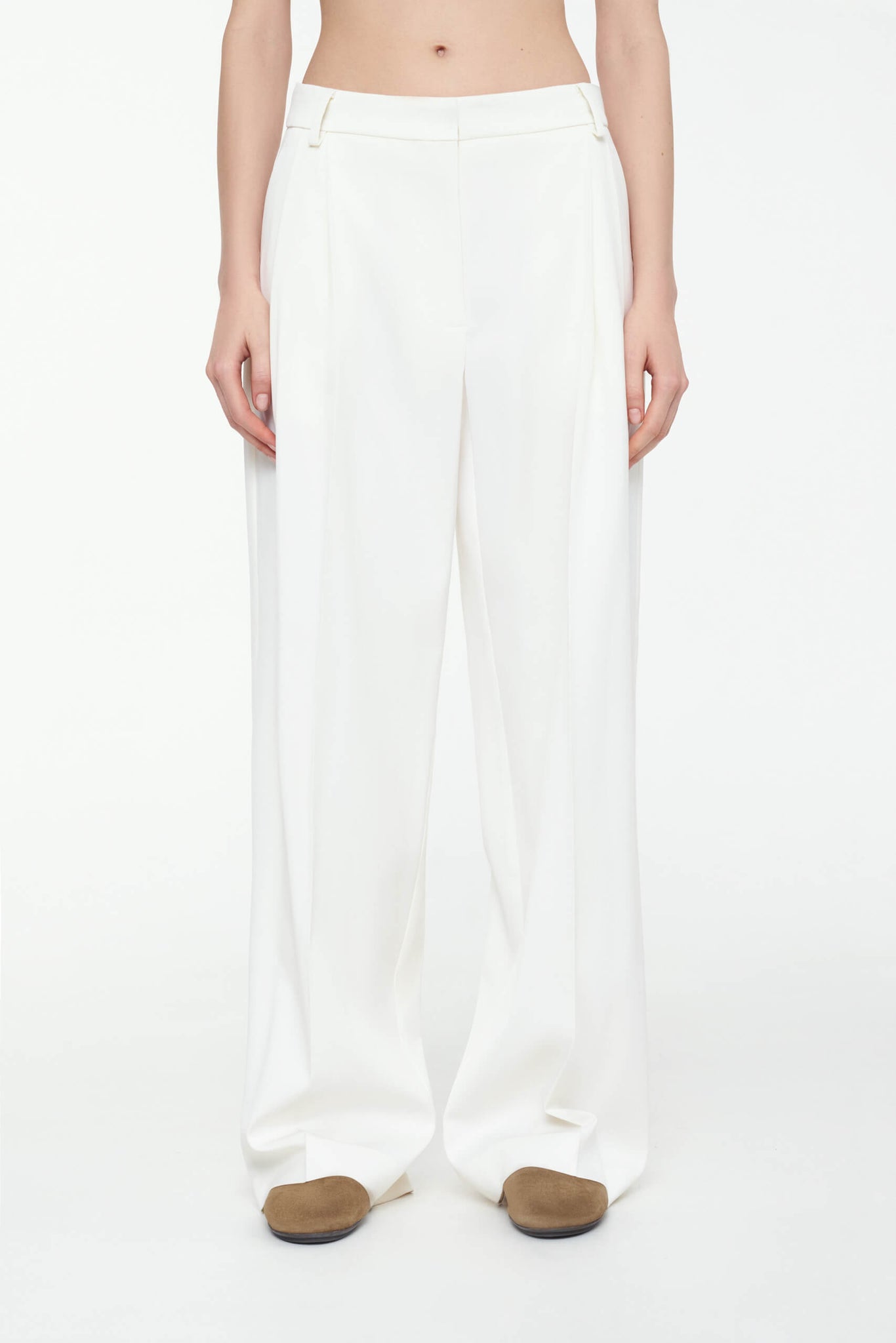 WOOL TAILORED TROUSERS
