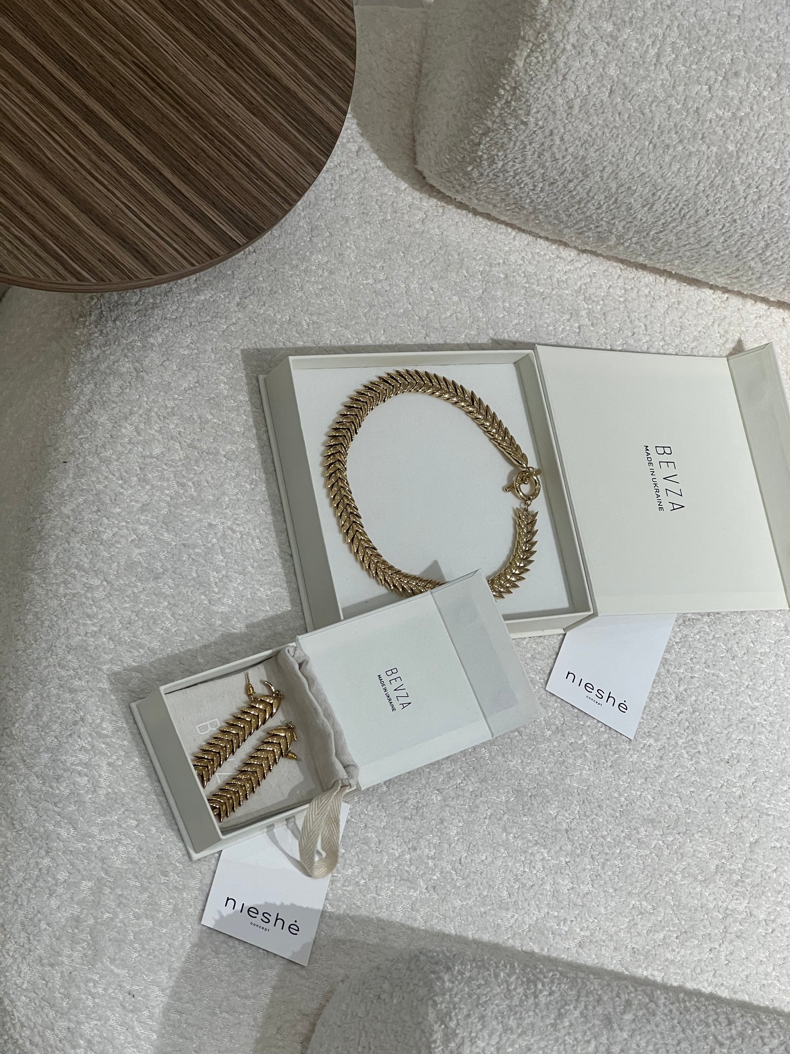 Сережки 'Колосок" довгі  Spikelet long earrings