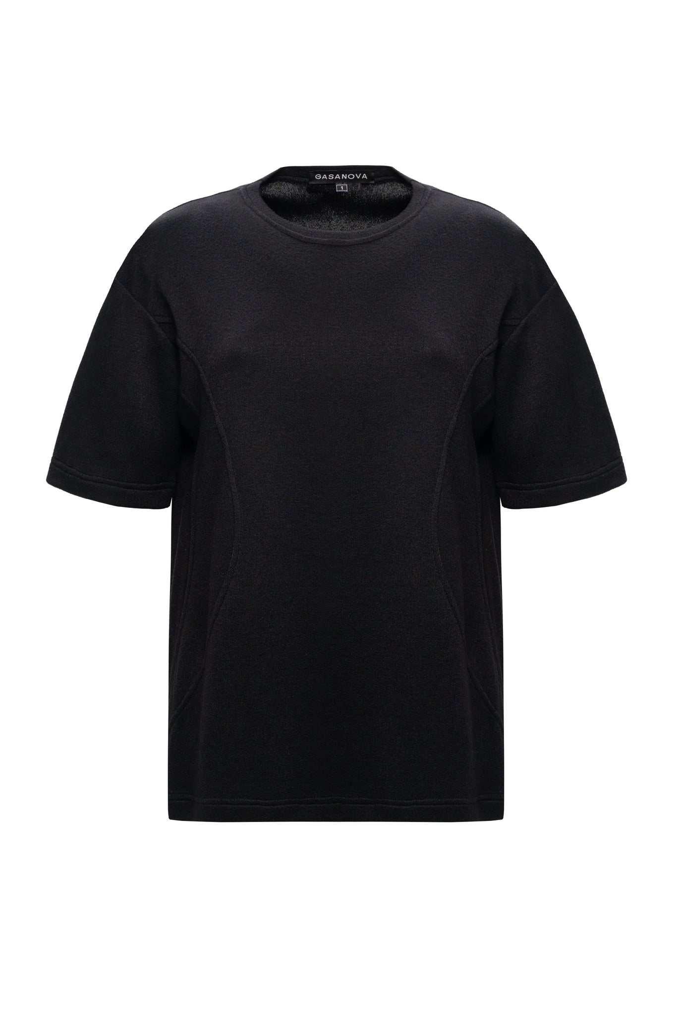 Футболка over GG чорна