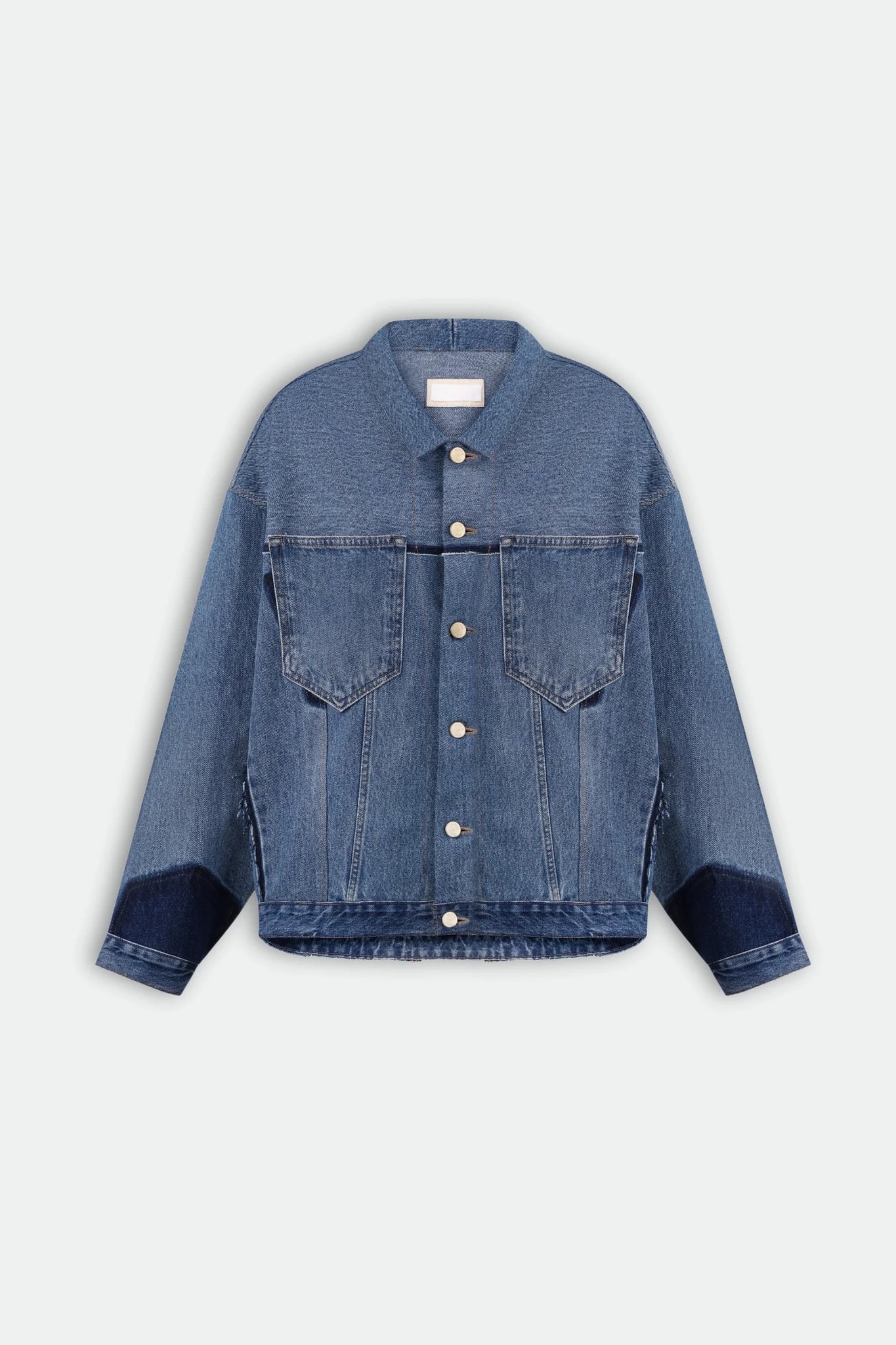 Куртка DENIM JACKET WITH COTTON BACK PANEL