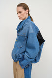 Куртка DENIM JACKET WITH COTTON BACK PANEL