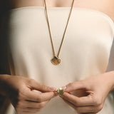 Каблучка Shell gold