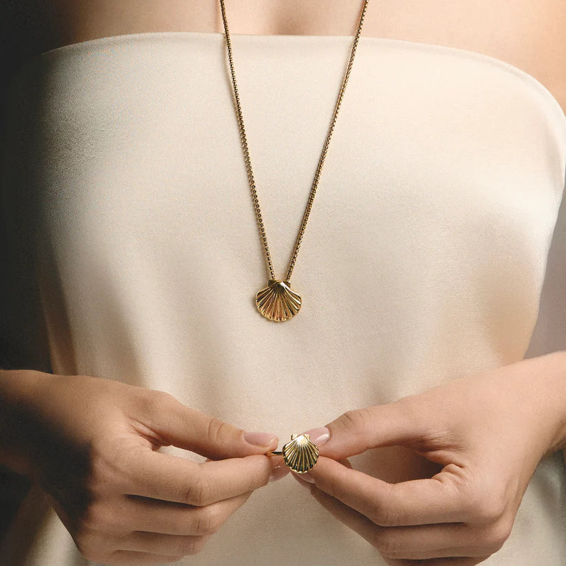 Каблучка Shell gold