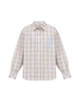 Картата сорочка з вишивкою Рябчик світла