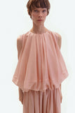 Dusky pink balloon top