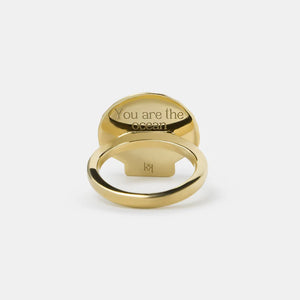 Каблучка Shell gold
