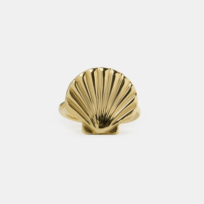 Каблучка Shell gold