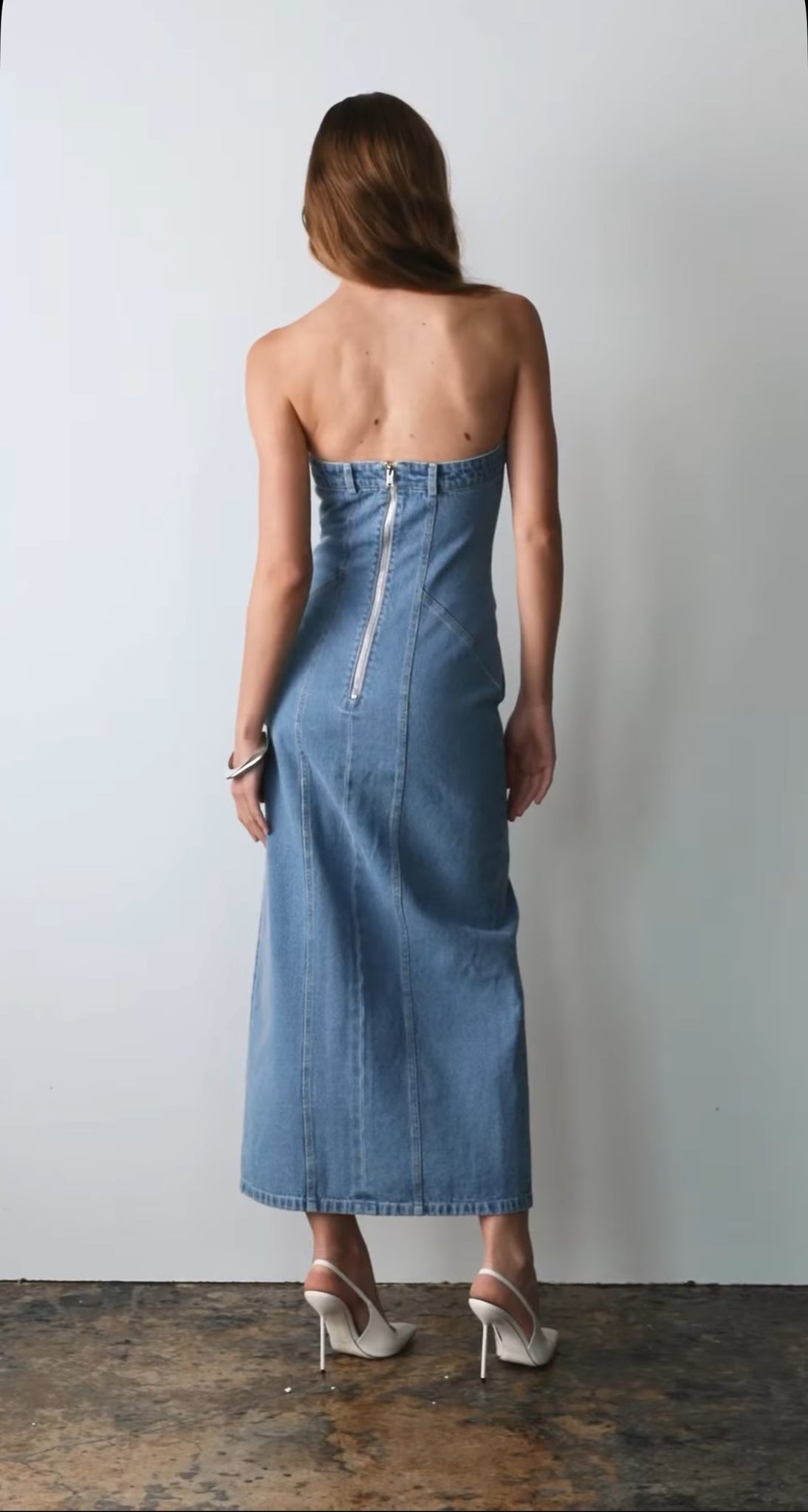 Сукня максі denim