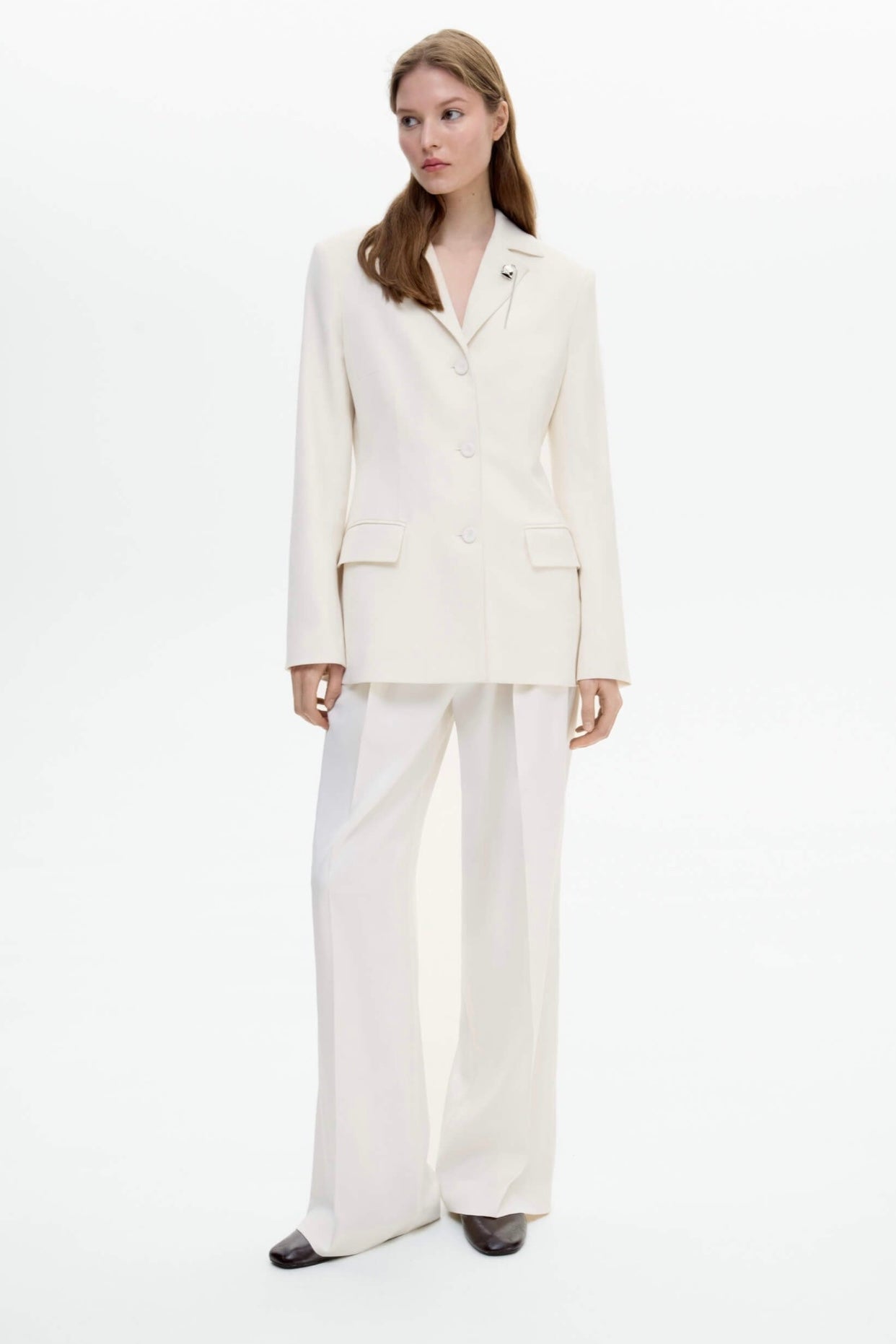 WOOL TAILORED TROUSERS