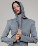 Лонг Scarf Longsleeve grey