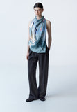 PRINTED SILK SCARF 90