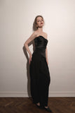 Corset Noir Le Satin
