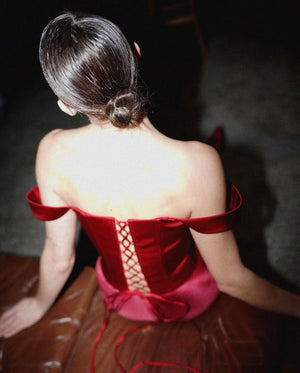 Корсет La Femme Fatale Red Champagne