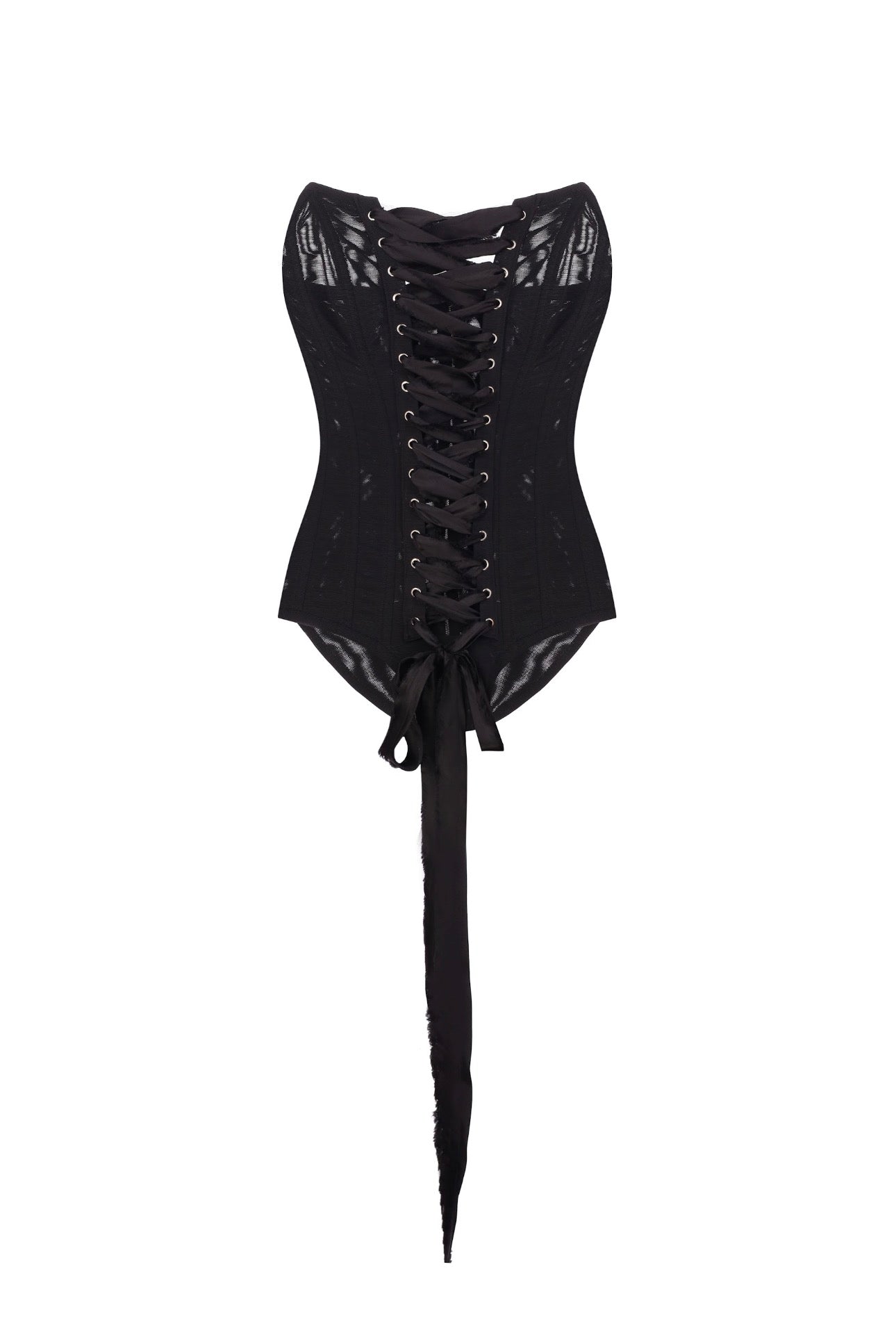 Боді зі шнурівкою та біфлексними трусами