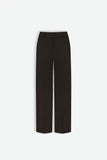 WOOL BLAND CROPPED TROUSERS