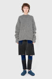 Illusion Sweater with Denim Back Detail
