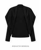 Лонг Scarf Longsleeve black
