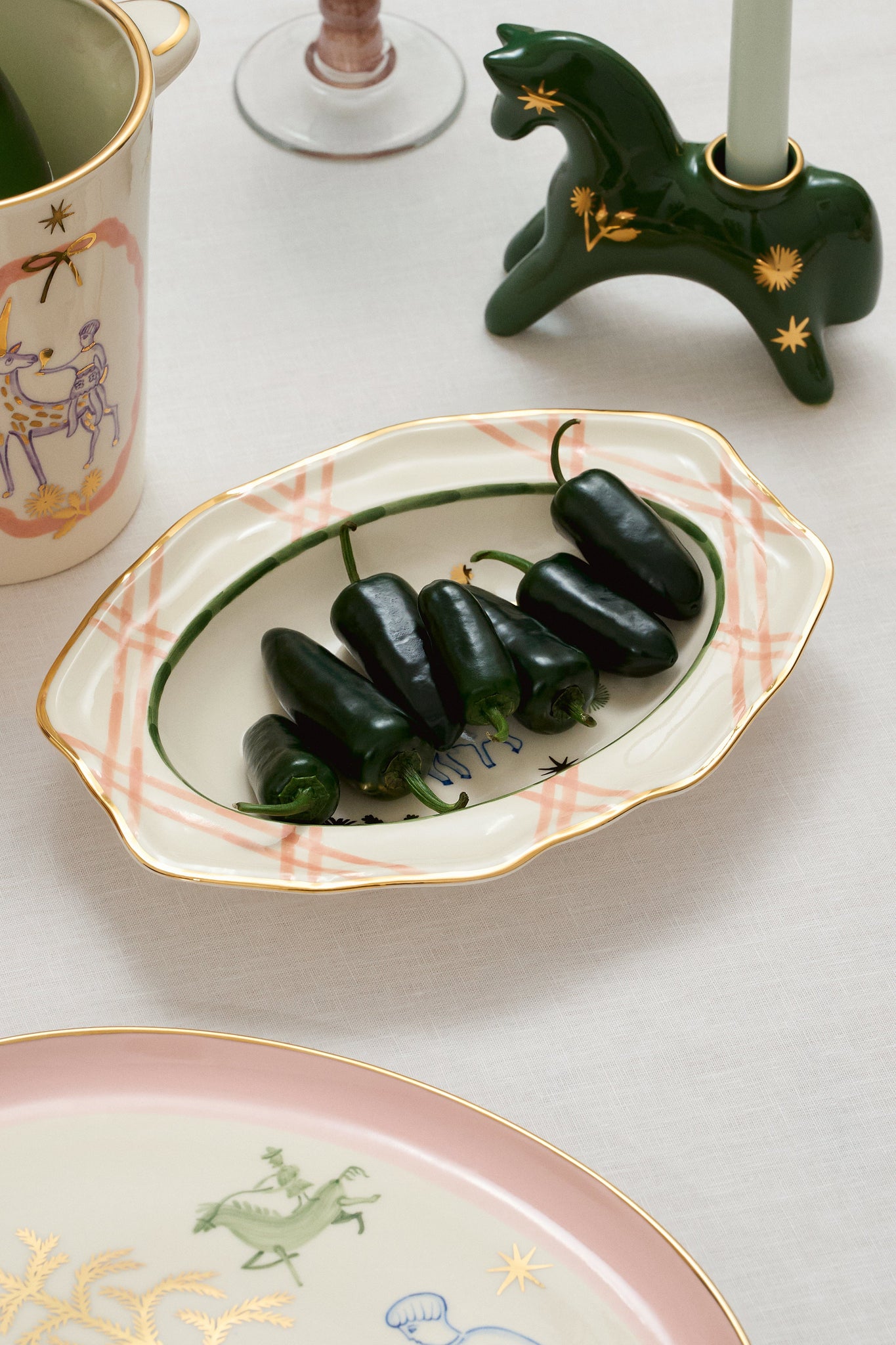 Тарілка Вершник з зорями