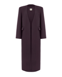 Пальто трансформер сливове