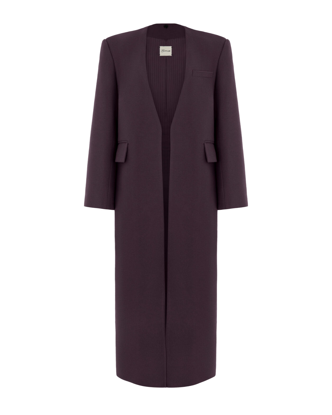 Пальто трансформер сливове