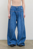 MID-RISE WIDE-LEG JEANS