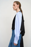 DOUBLE COTTON BLACK LONGSLEEVE