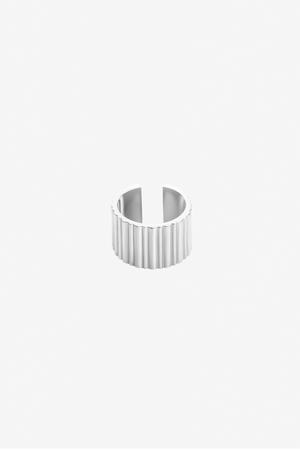 RIBBED WIDE RING