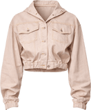 Safari Denim Jacket with Hood