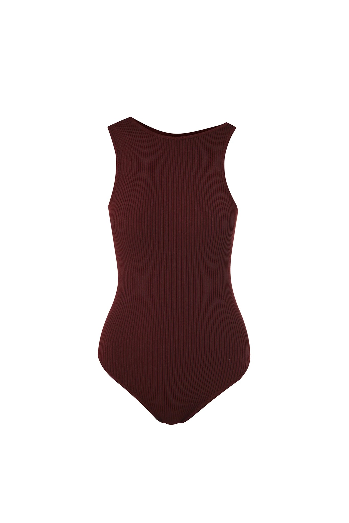 Асиметричний боді бордовий