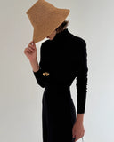 EMILY KNIT BLACK DRESS