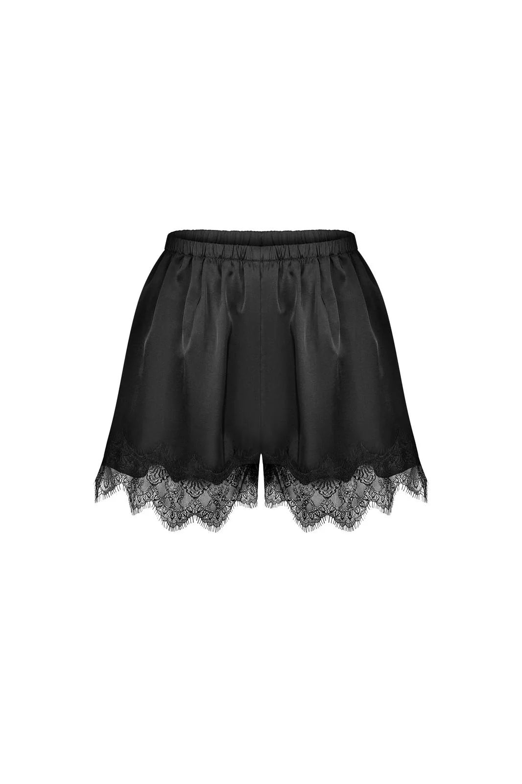 Classic lace black mini shorts – NIESHE Concept