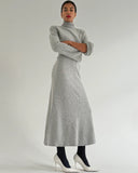 GRACE WOOL KNIT GRAY SET