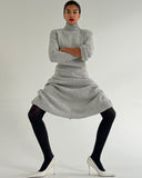 GRACE WOOL KNIT GRAY SET